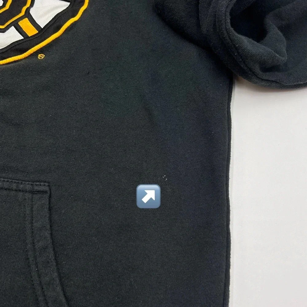 Boston Bruins Hockey‎ NHL Hoodie Men’s S (34/36) Black Sweatshirt Pullover
